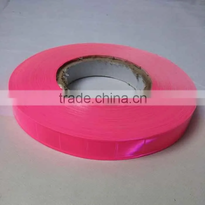 Pink 20MM fire resistant PVC reflective tape