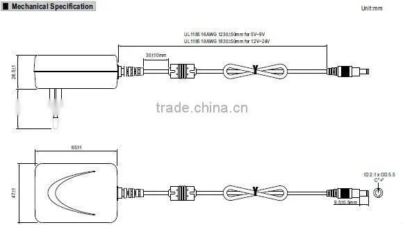 Meanwell 12v 1a switching power supply/10 ~ 12W AC-DC Single Output Wall-mounted type/high frequency switching power supply