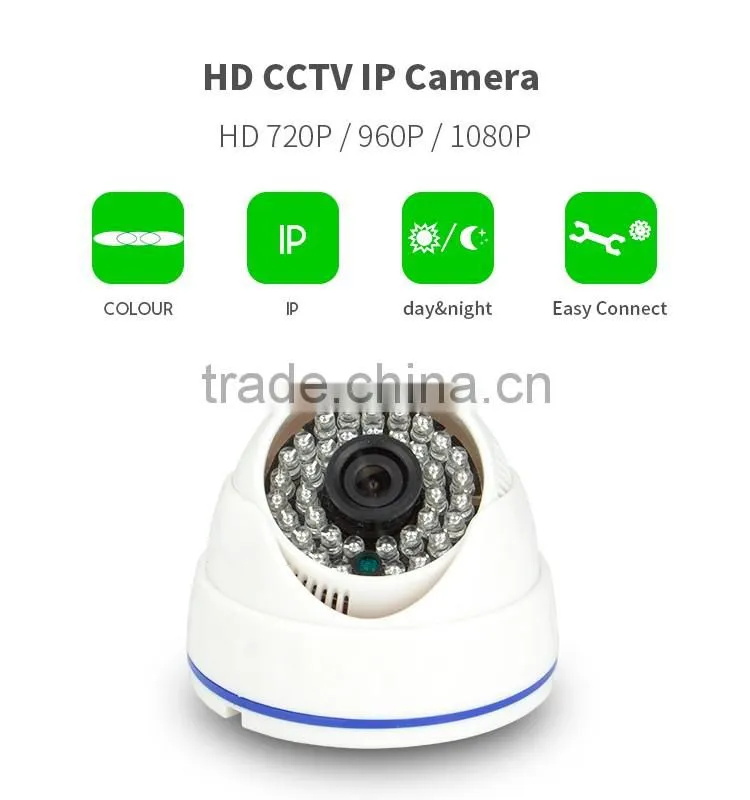 Vitevision brand low price 1mp 1.3mp 2mp optional plug and play megapixel ip camera