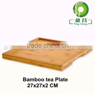 Non-slip Bamboo food tea coffee serving trays