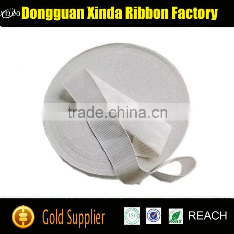 White Customized Knitted Elastic Band