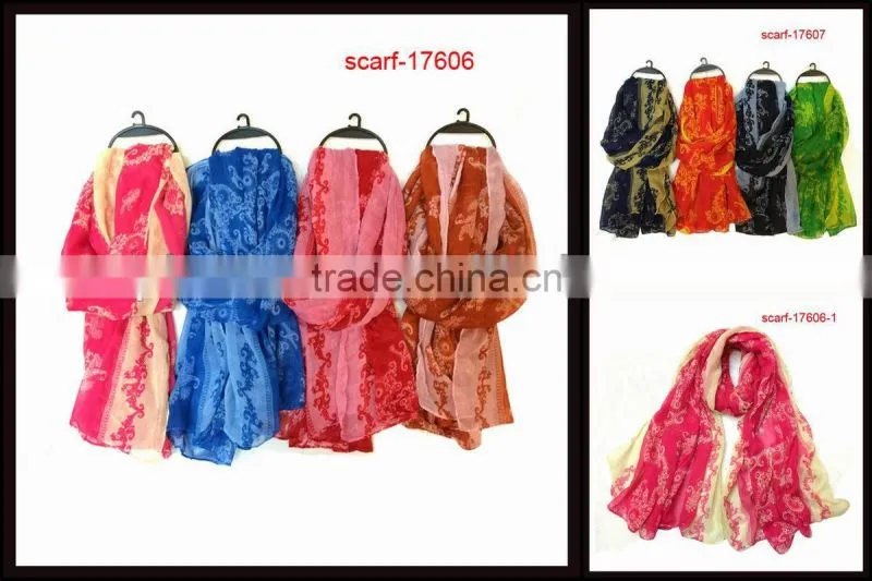 2014 hot sale triangular neck red grid scarf