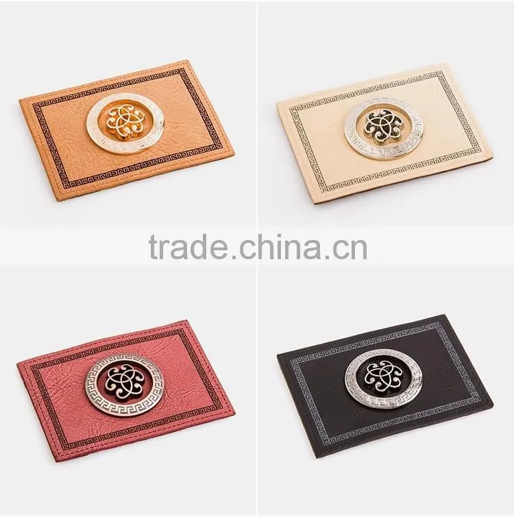 New design custom facory high quality leather patch