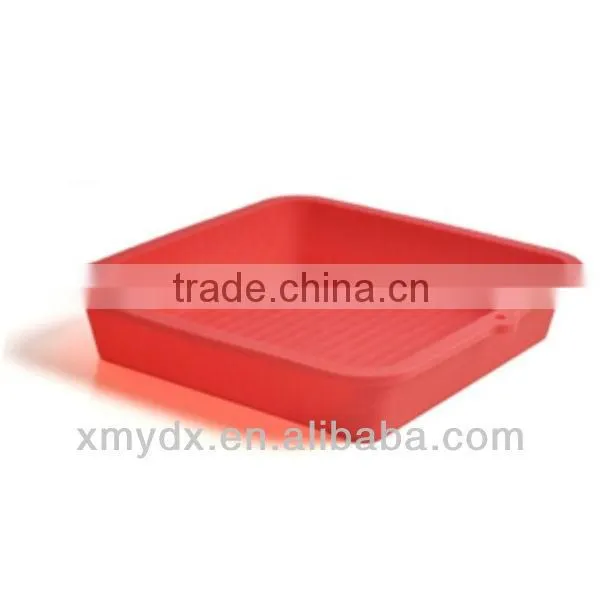 8 inch silicone pan, silicone pan/plate/dish, baking mold