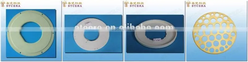 STCERA alumina ceramic rings ceramic parts ceramic circle Ceramic ring filter