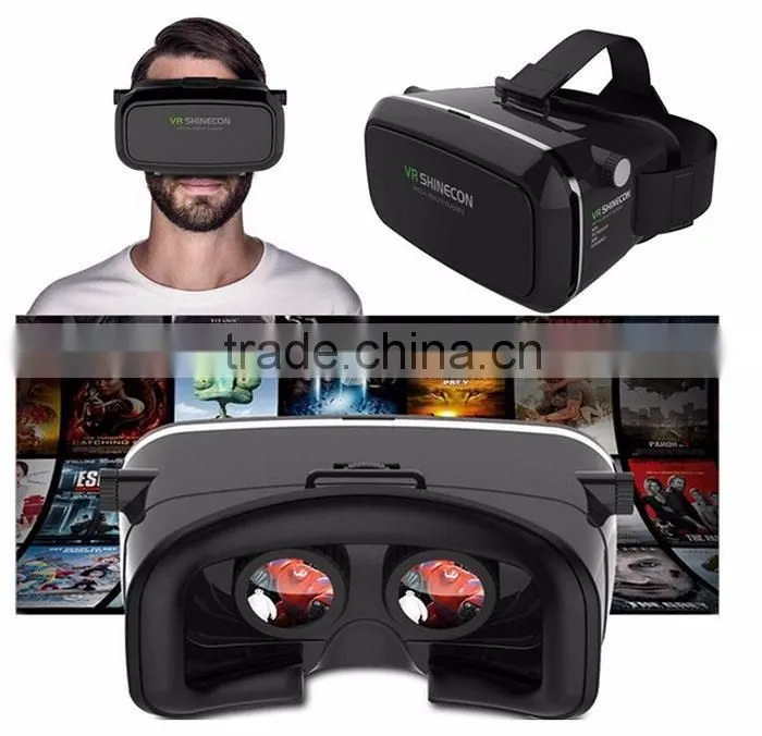 Virtual Reality HD type 3D Eyewear Video Glasses Vr Box shinecon