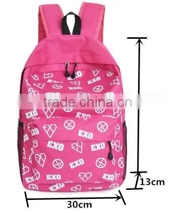 Low MOQ Korean Style Fashion School Backpack Wholesale