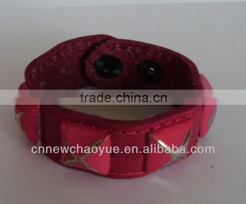 2013 fashionable skull genuine leather bracelet,sex bracelet bangle bracelet