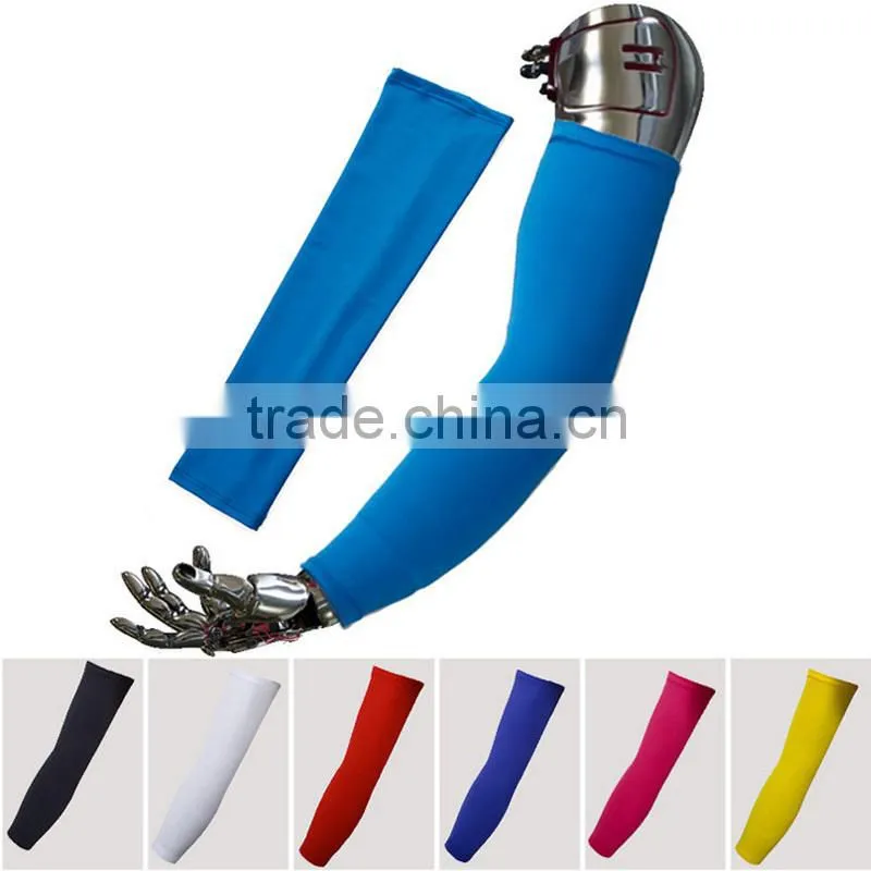 custom logo compression arm sleeve for sport