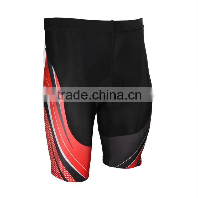 Mens black Bicycle padding shorts cheerleading uniforms