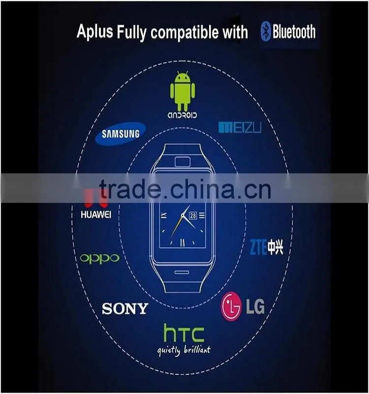 2015 new product Gsm Android Smart Watch Smartwatch Android Watch NFC Wifi Smart Bluetooth Watch GV18
