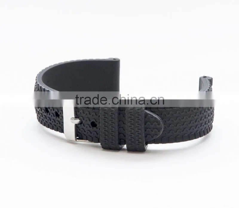 Silicone wristband watch band for adult and bracelet for straps