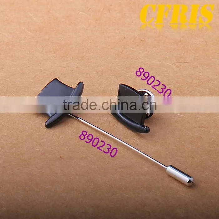 Custom classical cap lapel pin glasses lapel pin mustache lapel pin set