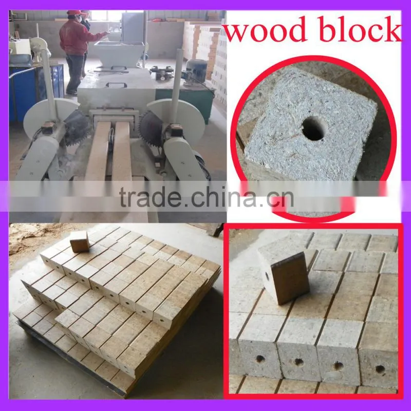 Compact structure wood sawdust block extruding machine