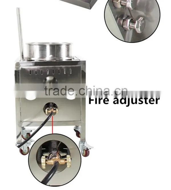 Industrial Popcorn Machine with wheels for sale