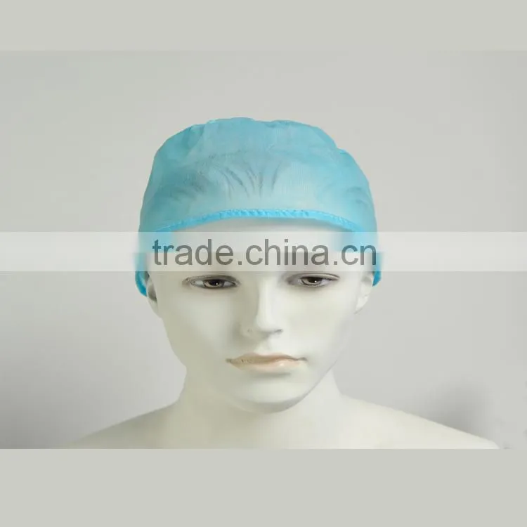 disposable medical surgical nonwoven bouffant cap nonwoven doctor cap