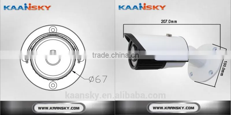 New design Nextchip2400 1080P 2mpx bullet HD SDI cctv camera