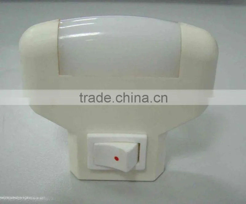 white color and ABS material LED night light