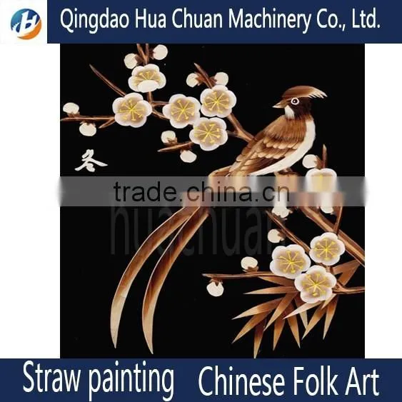 Chinese folk straw painting, straw painting