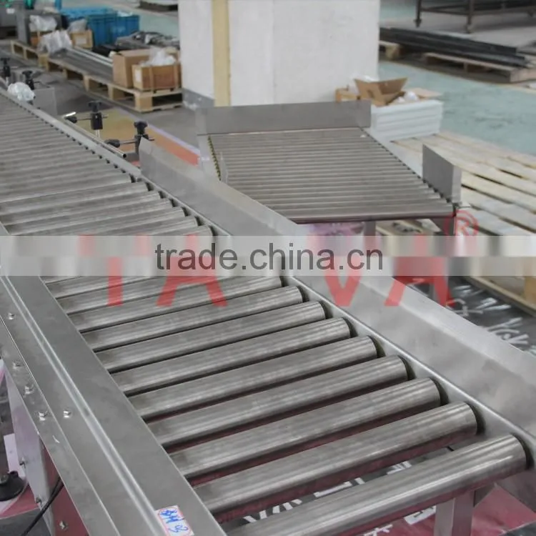 portable roller conveyor system for light loading
