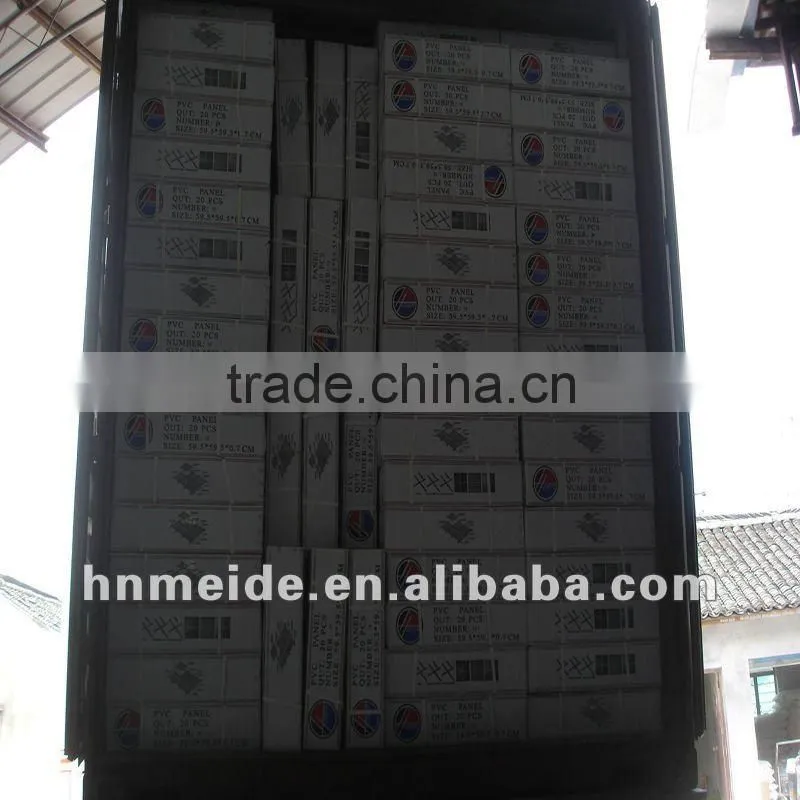 Hot foil PVC wall panels