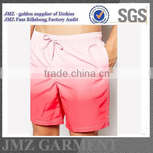 wholesale custom OEM polyester beach shorts swimwear for young teen boys your own design new products 2016 low moq Alibaba