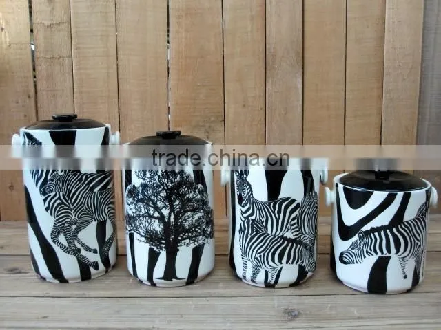 White Ceramic Mug with Black Tree Decal for Office