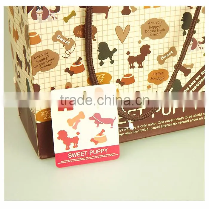 Sweet Puppy Mini Paper Shopping Bag