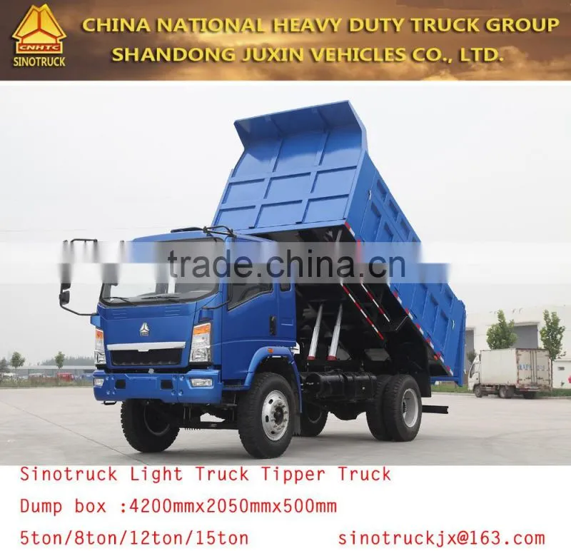 Light truck tipper truck sinotruck brand