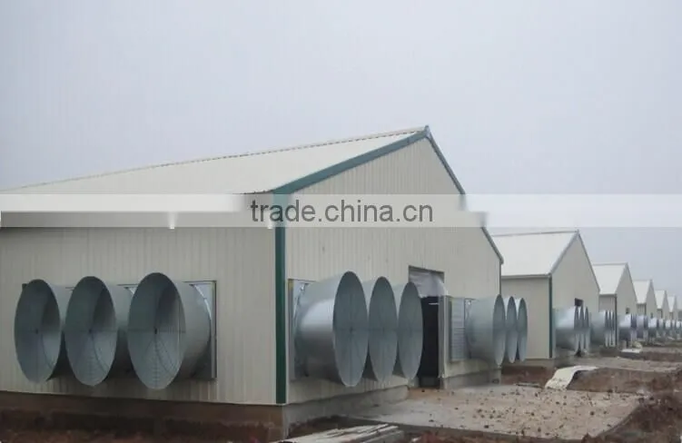 prefab chicken house stainless steel tube building