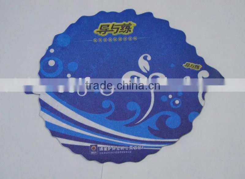 leaf shape mousepad, customer design mouse pad