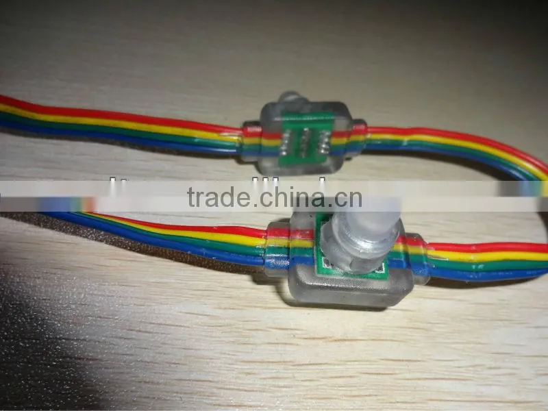 DC12V RGB dump node;100pcs a string;injection type;IP66