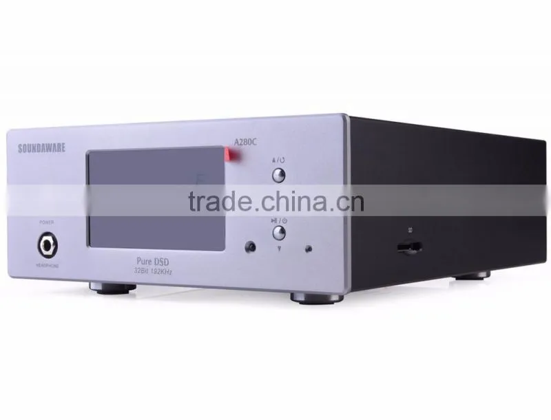 Soundaware A280C HiFi 32Bit/192KHz Pure DSD Music Player with Independent DAC Headphone Amplifier