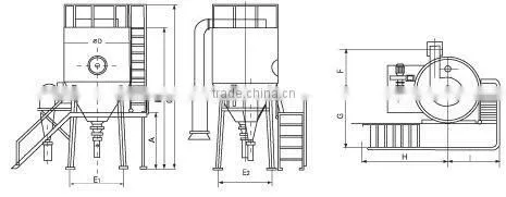 LPG Spray Dryer / Atomizing dryer / spray dryer
