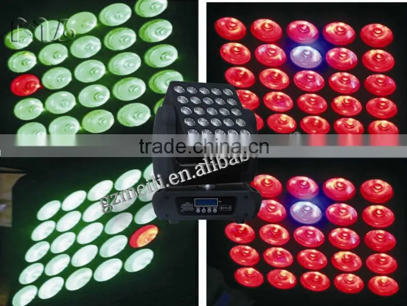 High power wedding decoration 25pcs led matrix beam moving head bar light
