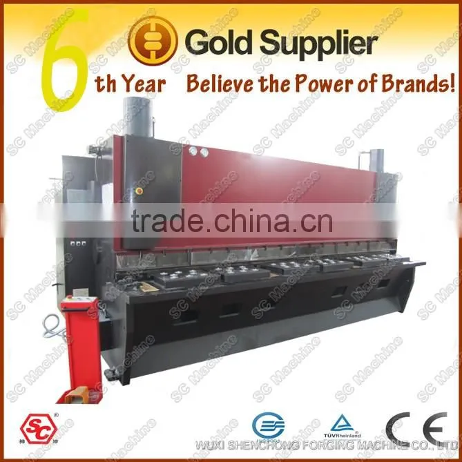 CNC Guillotine shear, cnc hydraulic shearing machine, guillotine QC11K-16X2500