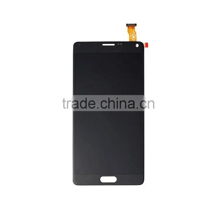 100% Warranty Mobile phone touch screen digitizer LCD for Galaxy Note 4 N9100 lcd