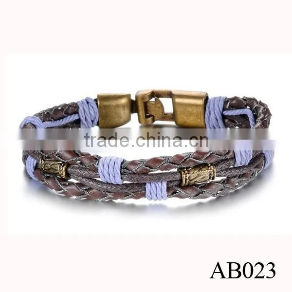 Classic Bracelet Jewelry For Men /Bio Magnetic Leather Bracelet Price