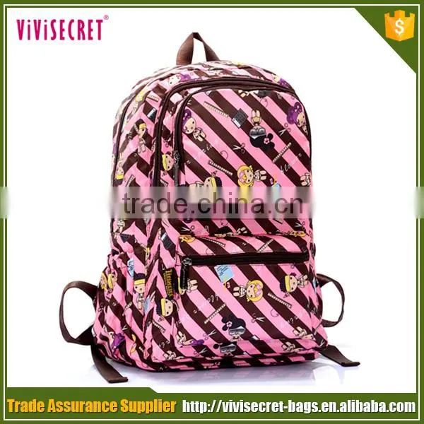 Europe style colourful foldable lightweight school bag