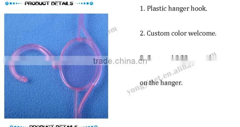 pink plastic small underwear clips hanger