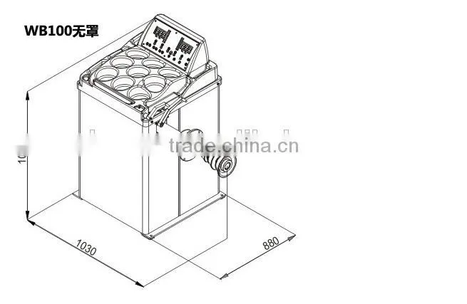 Tyre Balancer China Truck Wheel Balancer WB100