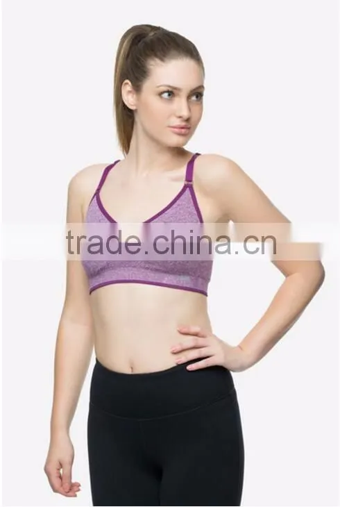Workout Spinning Yoga Sports Bra Breathable Keyhole Bralette