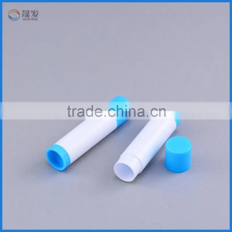 Simple plastic empty multi-color lipstick packaging