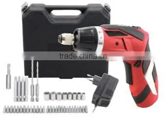 4pcs cordless battery powered screwdriver charger kit