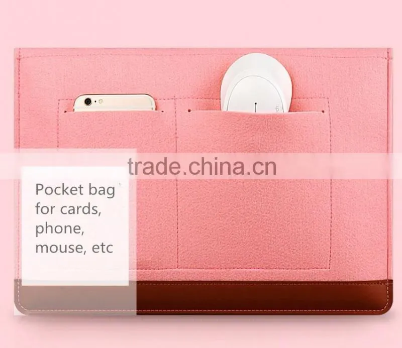 Hot Laptop Carrying Bag Sleeve Case For MacBook, Carrying felt bag for macbook