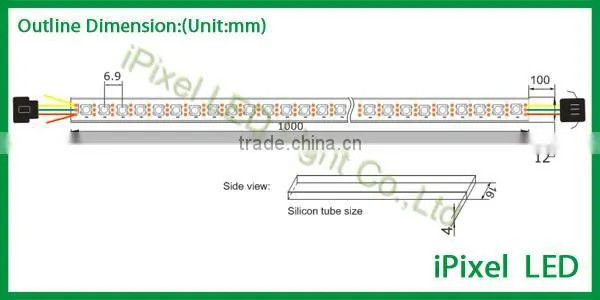ipixel led S1442812B 2812b led digital strip 144 pcs LED