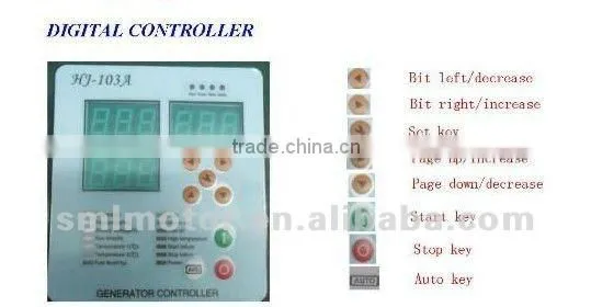 6kva 1800RPM Air-cooled industrial generators Open Type