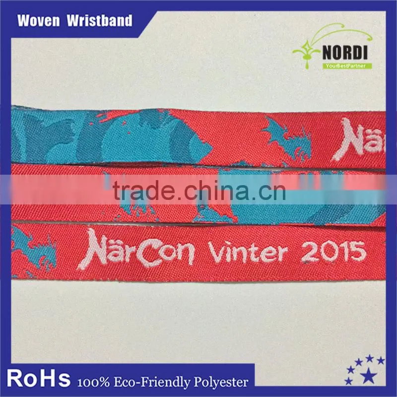 festival woven wristband