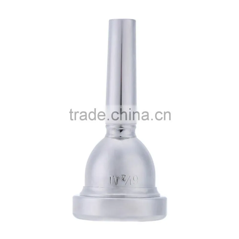 Nickel-Plated Copper Alto Trombone Mouthpiece 6 1/2AL Small Shank