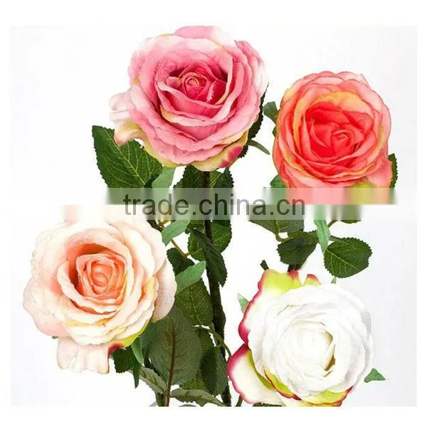 Romanric artificial flower in decorative pots/artificial rose flower